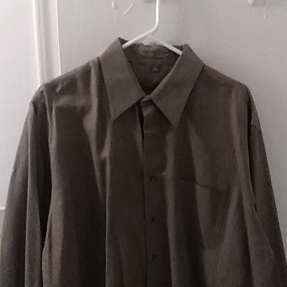 Brown dress shirt